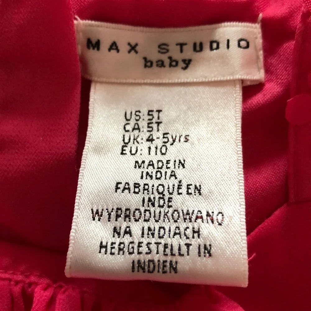 Max Studio Baby Gorgeous Dress GUC size 5T🌺